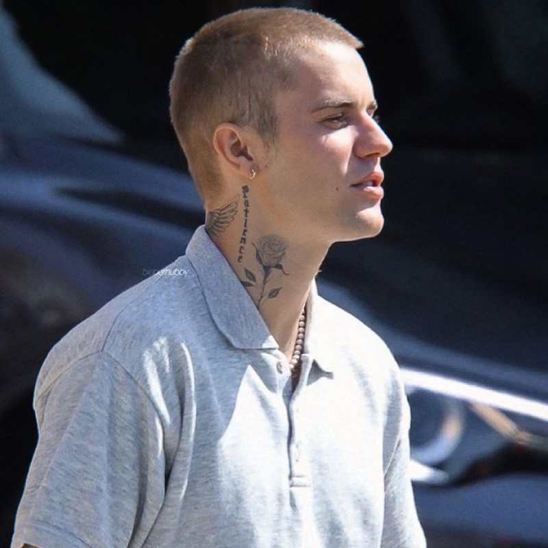 Justin Bieber cabelo curto