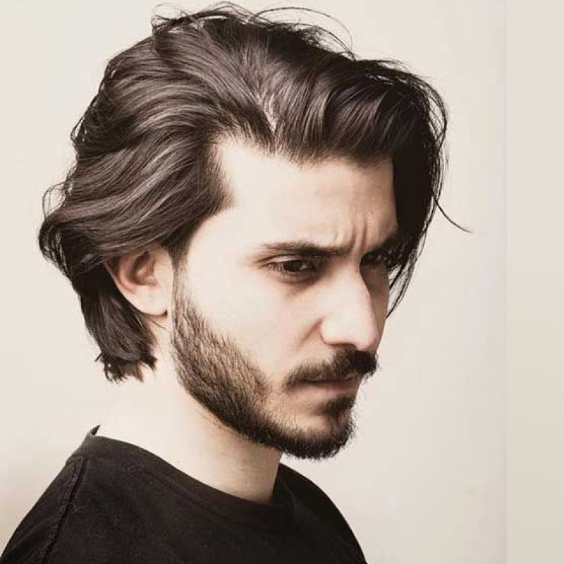 cabelo masculino médio