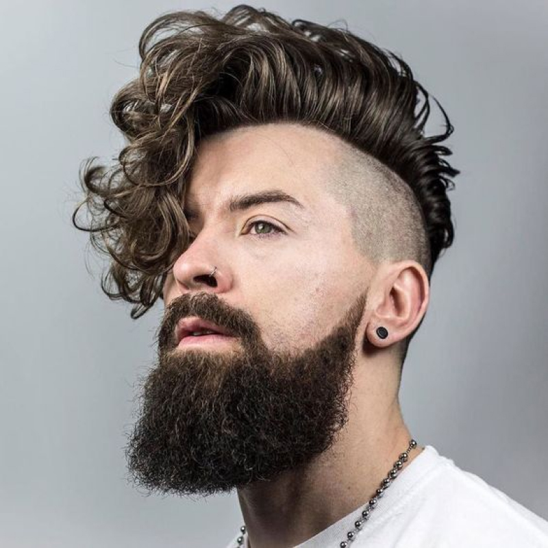 Corte de Cabelo Masculino Lateral Raspada