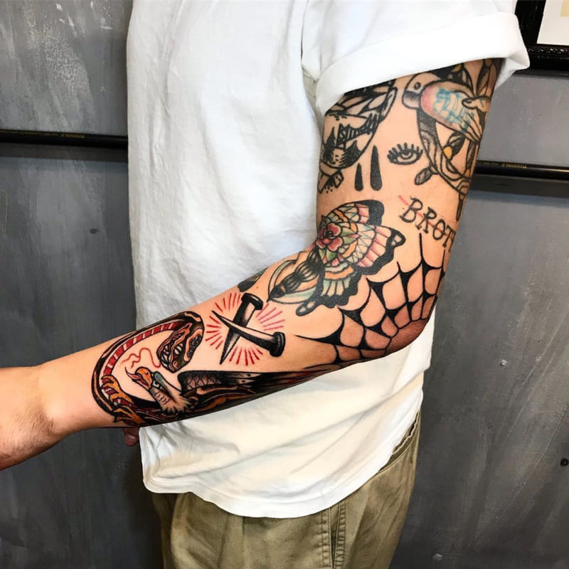 Tatuagem Masculina Old School