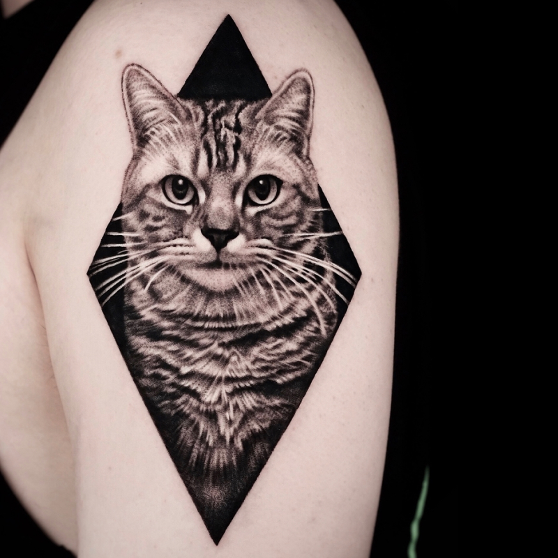 Tatuagem realismo masculina