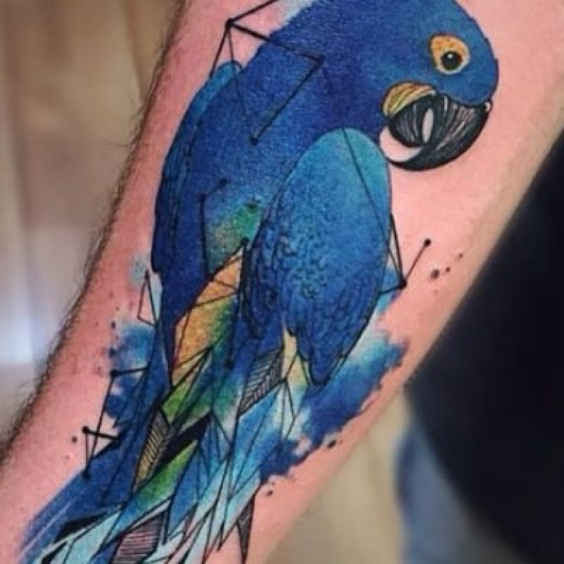 Tatuagem Aquarela Masculina