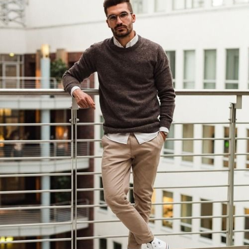 Moda masculina tons terrosos