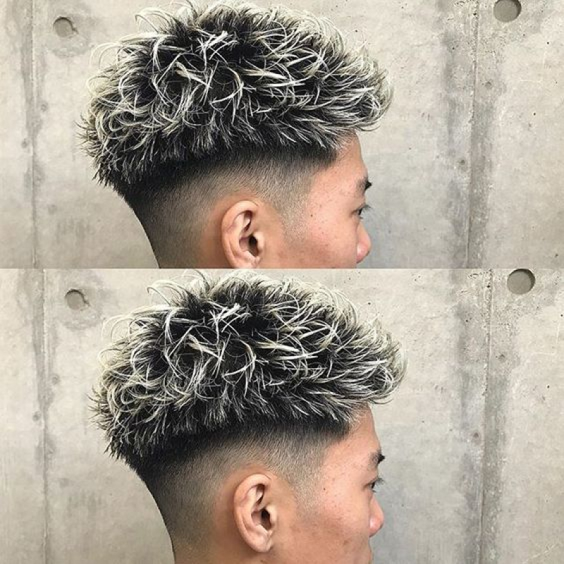 cabelo masculino com luzes