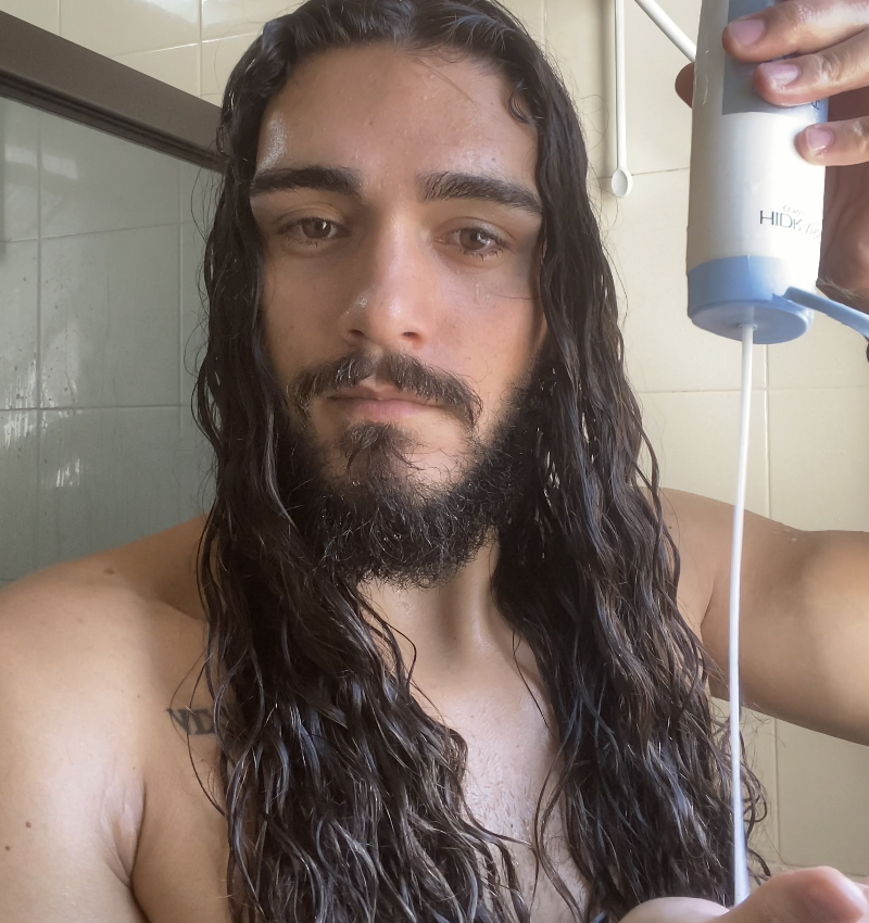cabelo grande masculino