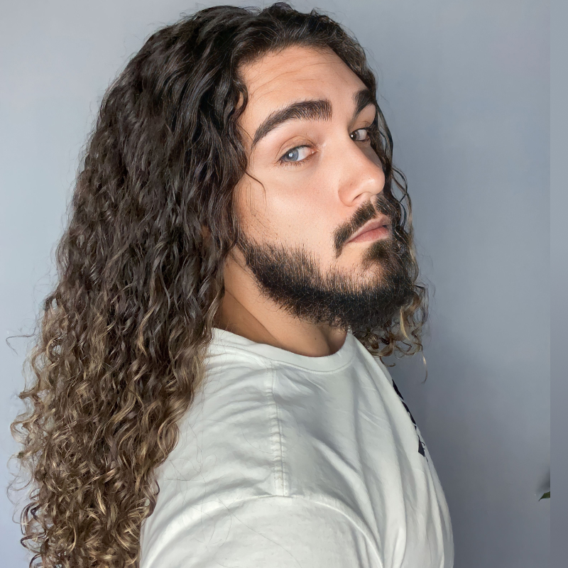 cabelo grande masculino