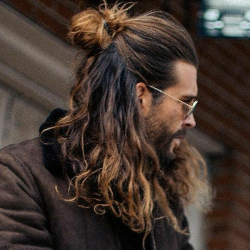 cortes de cabelo masculino longo 2024