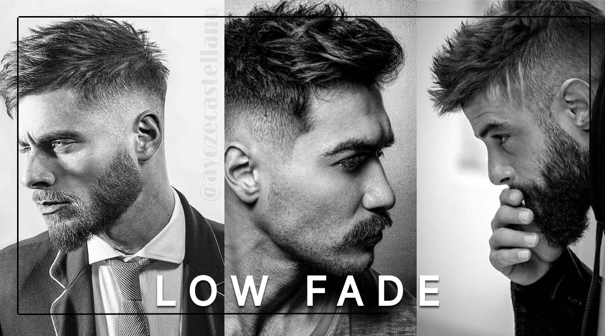 corte masculino low fade