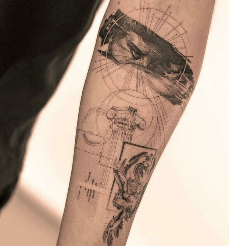 tatuagem masculina no braço