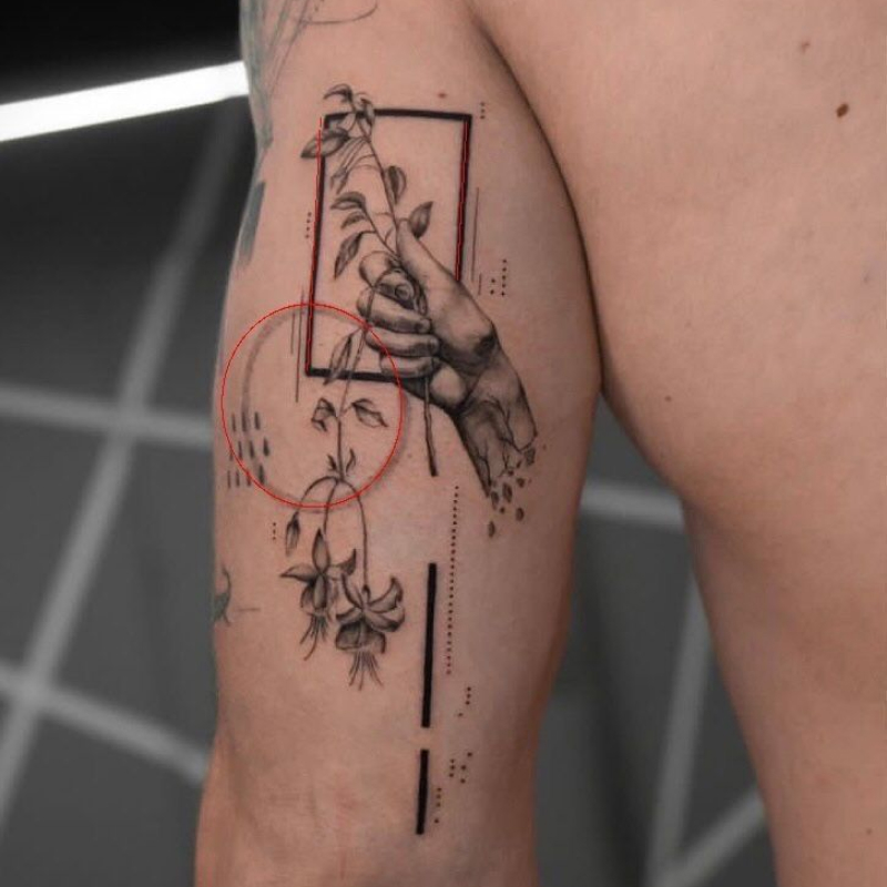 tatuagem masculina no braço