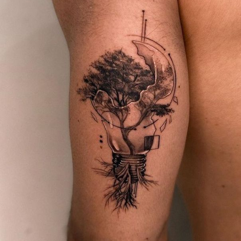 tatuagem masculina no braço