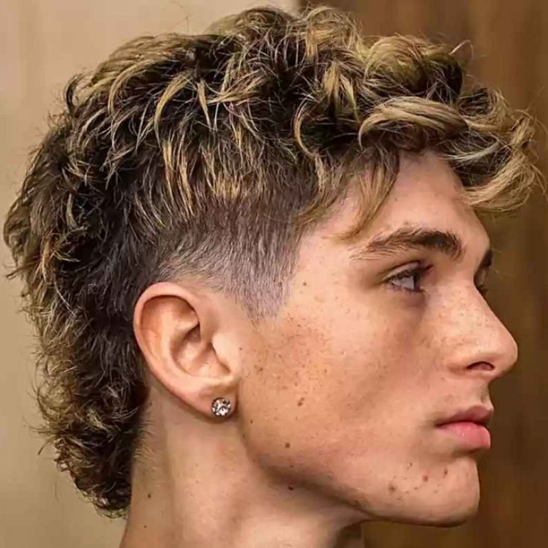 corte de cabelo masculino mullet