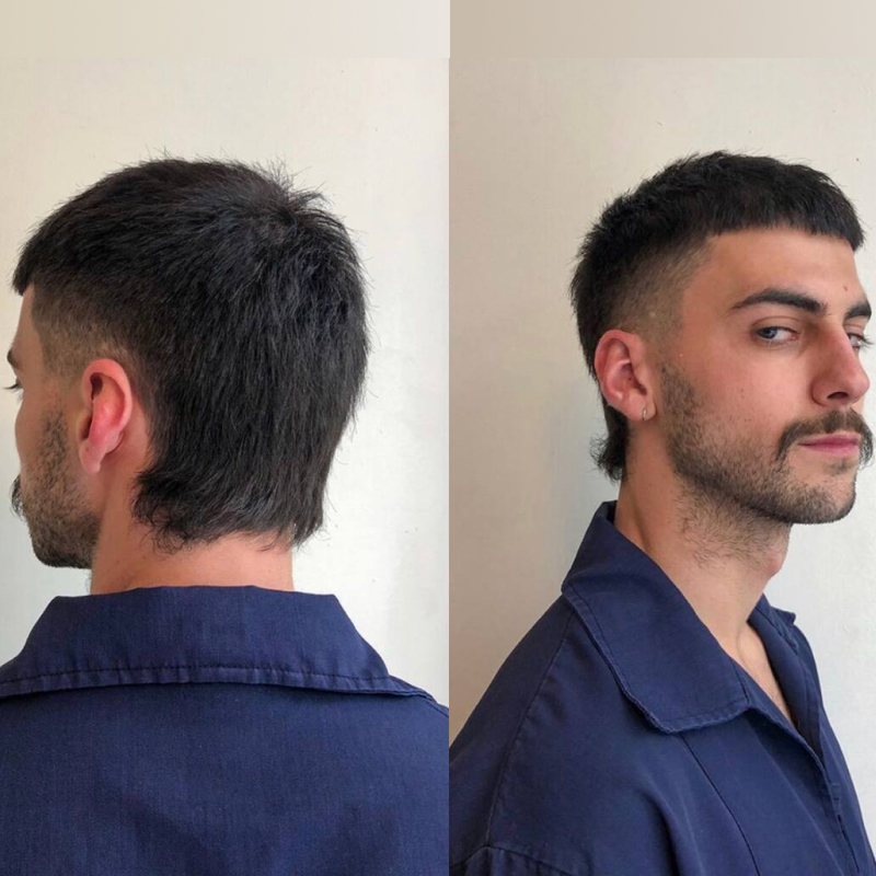 corte de cabelo masculino mullet