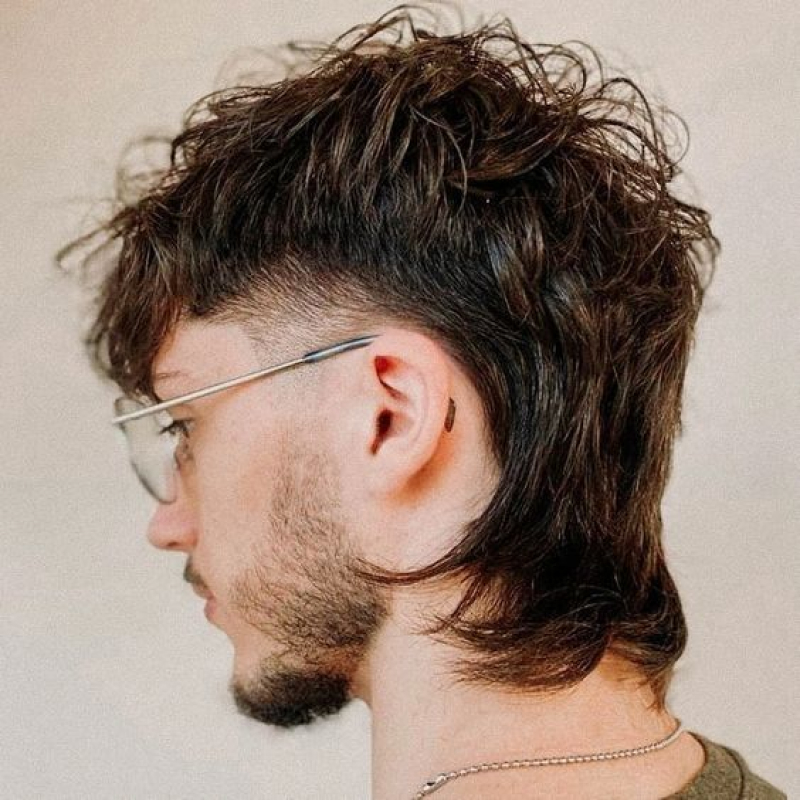 corte de cabelo masculino mullet