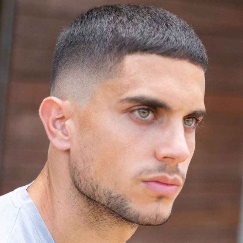 buzz cut cabelo raspado masculino