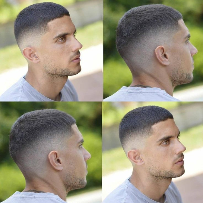 buzz cut cabelo raspado masculino