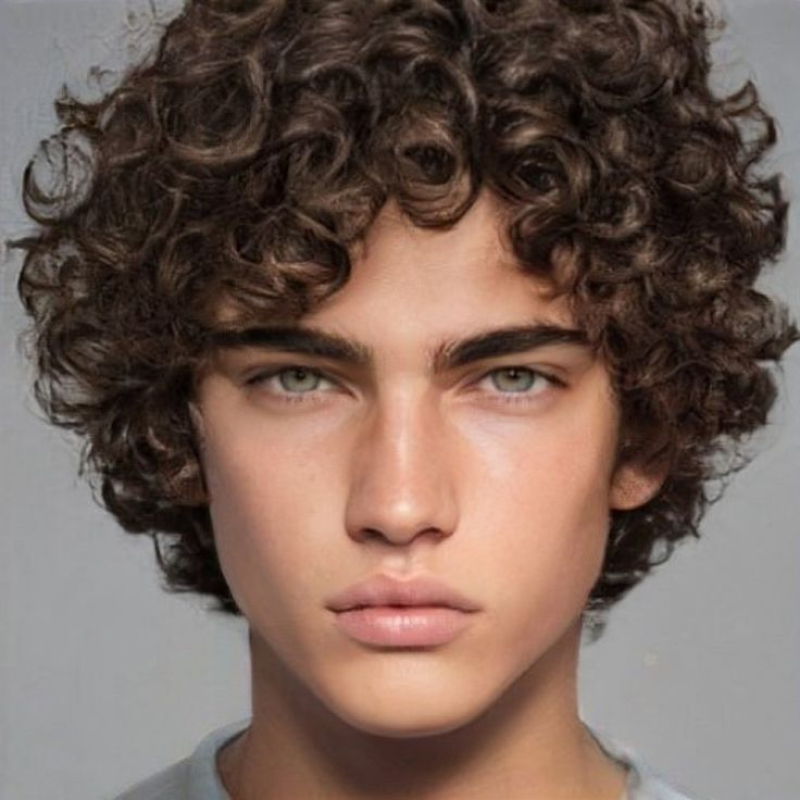 cabelo cacheado masculino 