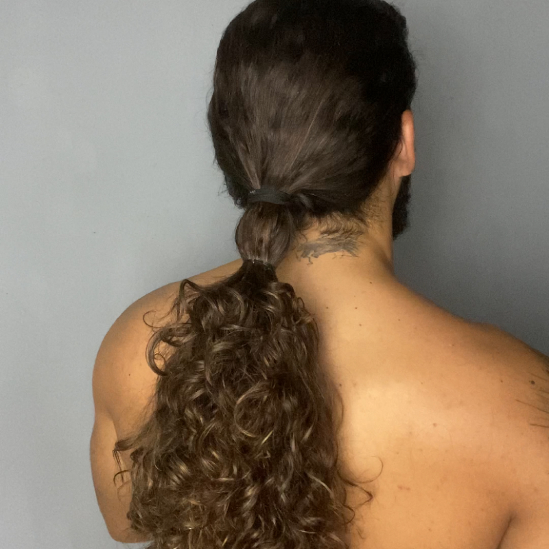 penteado para cabelo preso 