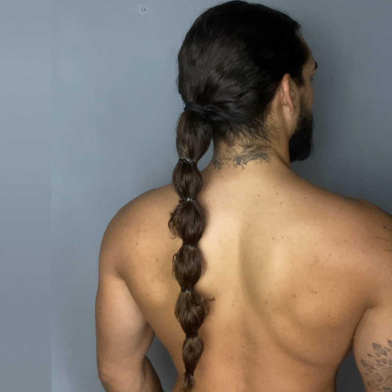 penteado para cabelo preso 