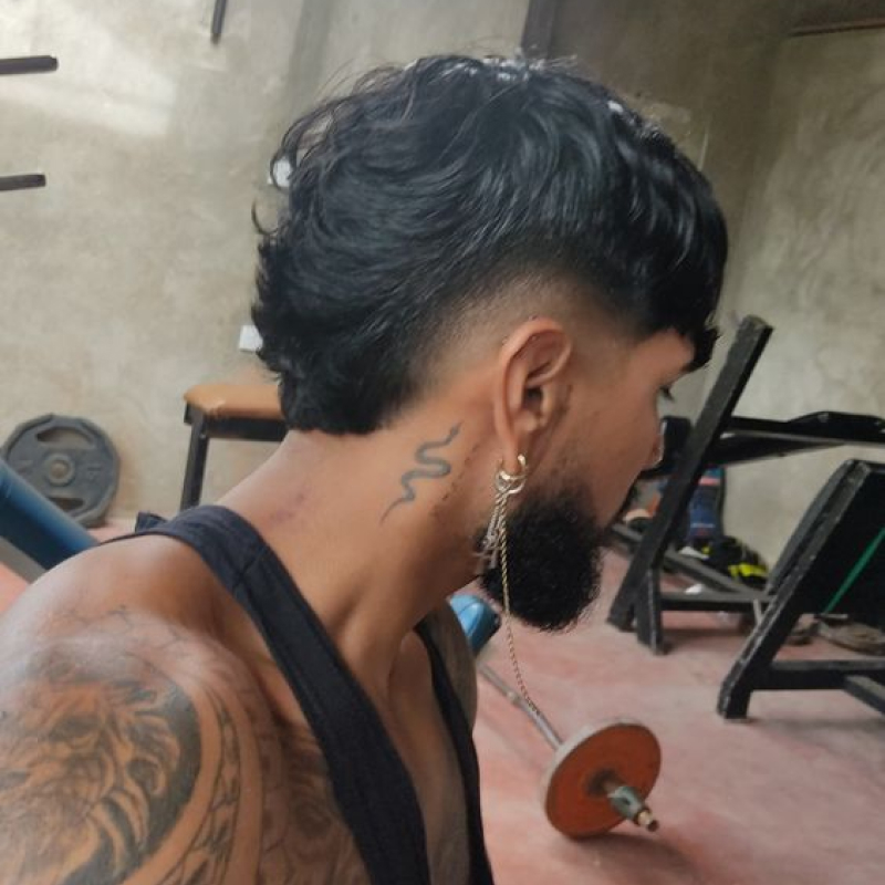 corte mullet masculino 