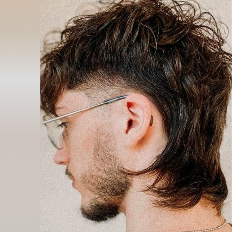 corte mullet masculino 