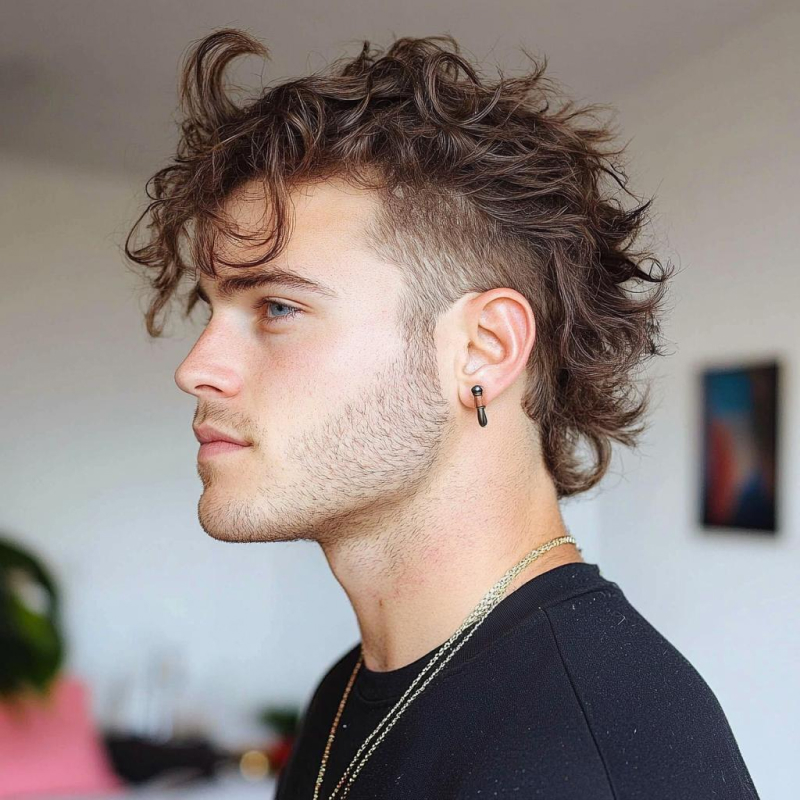 corte mullet masculino 