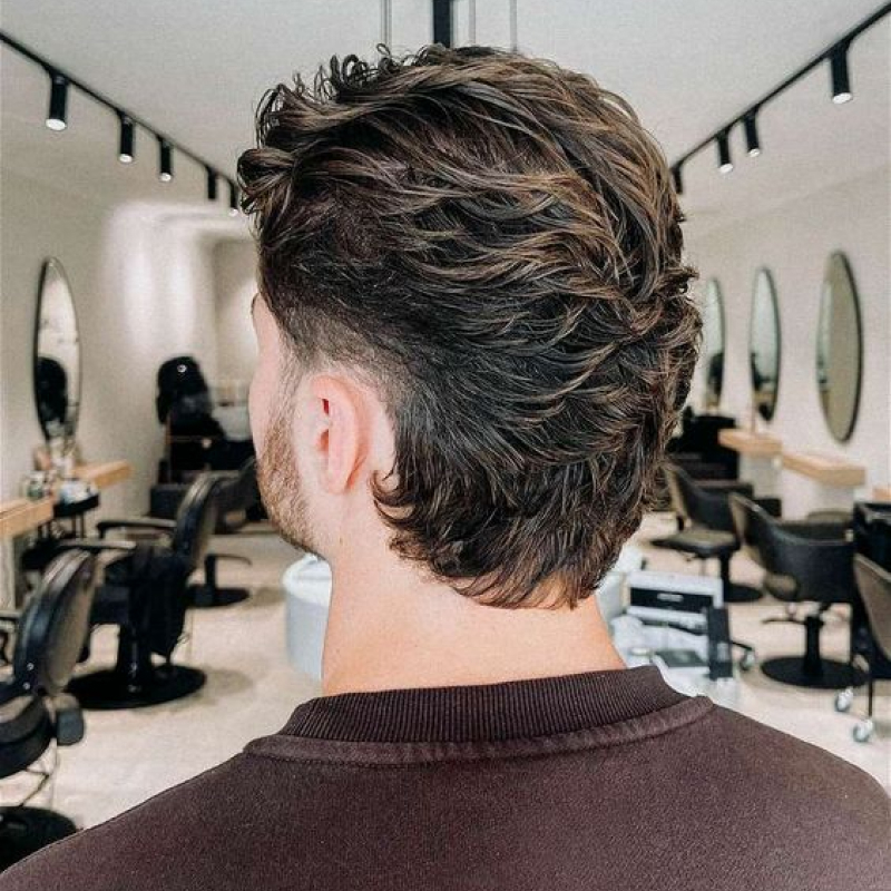 corte mullet masculino 