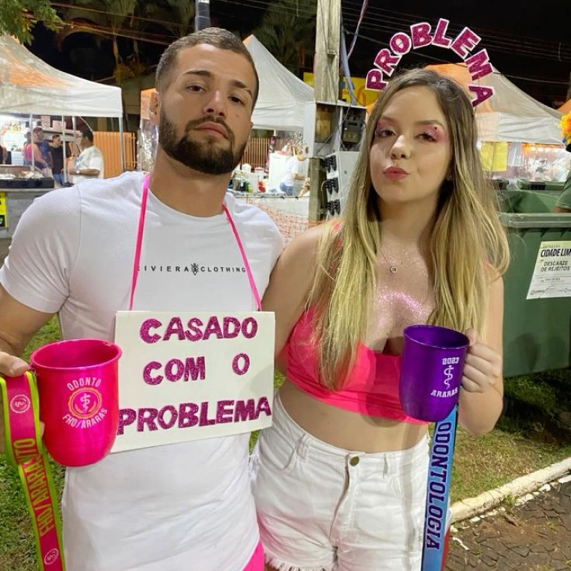 Fantasia de casal para carnaval
