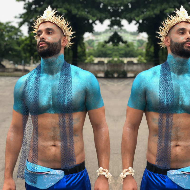 Fantasia de carnaval masculina 2025