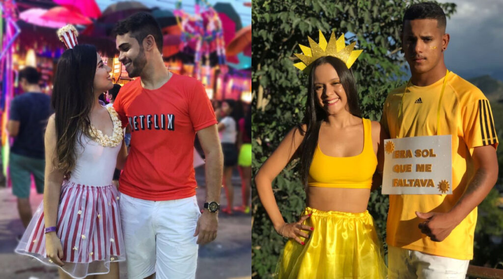 Fantasia de carnaval casal