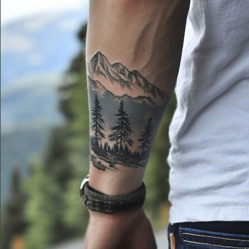 Tatuagem Masculina Realista