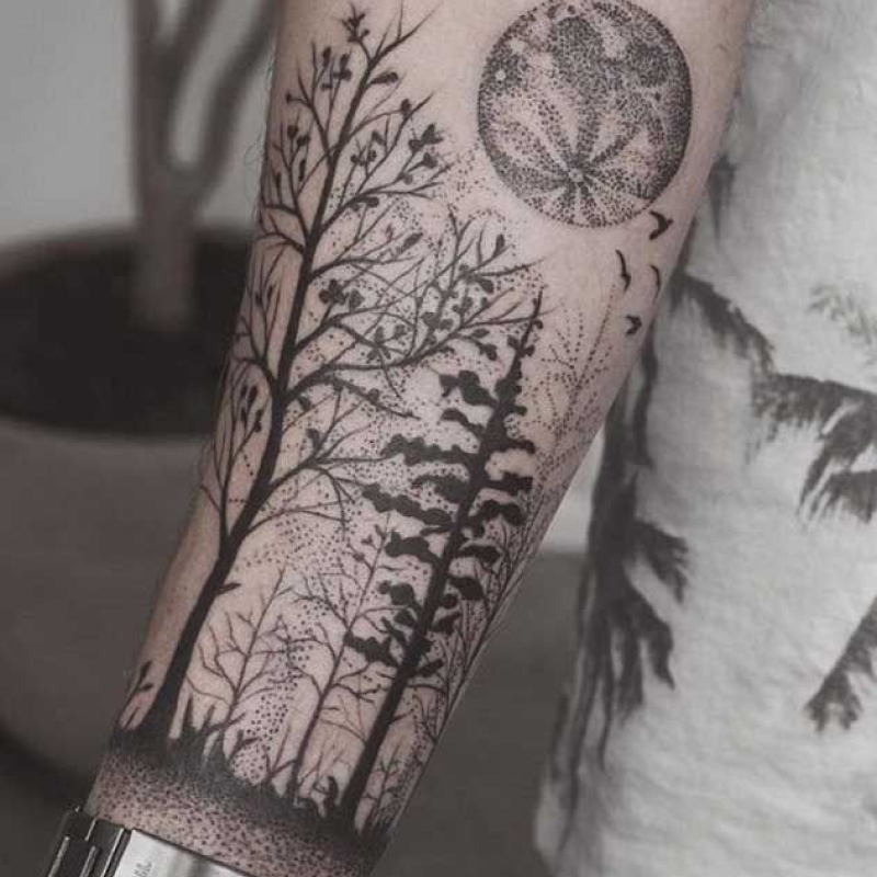 Tatuagem Masculina Realista