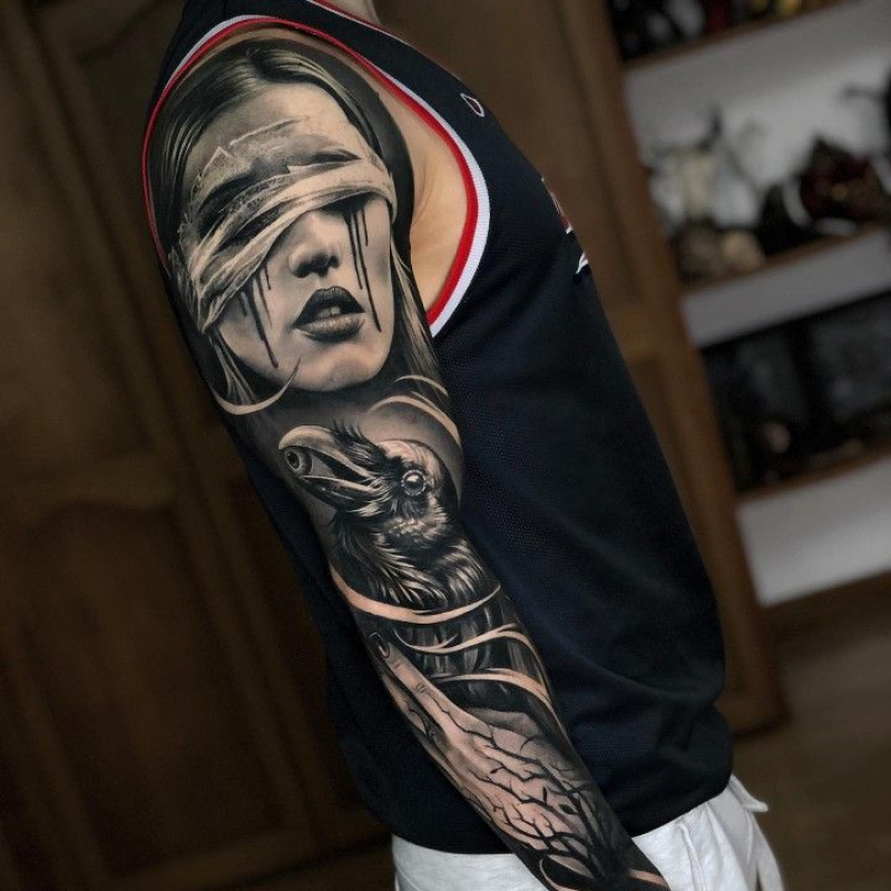 Tatuagem Masculina Realista