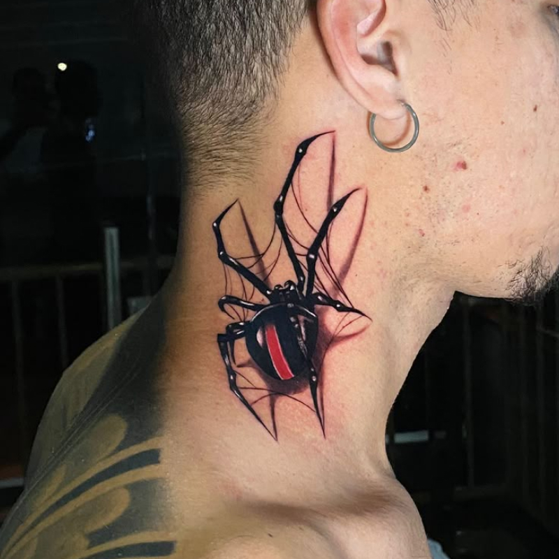 Tatuagem Masculina Aranha