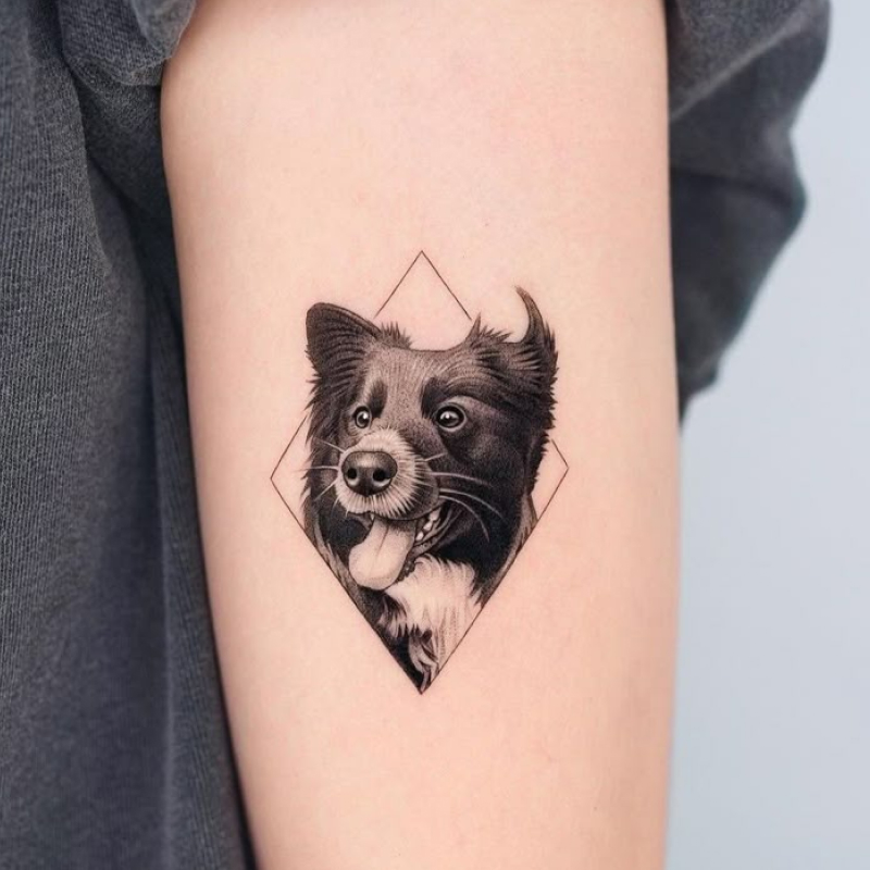 tatuagem de cachorro