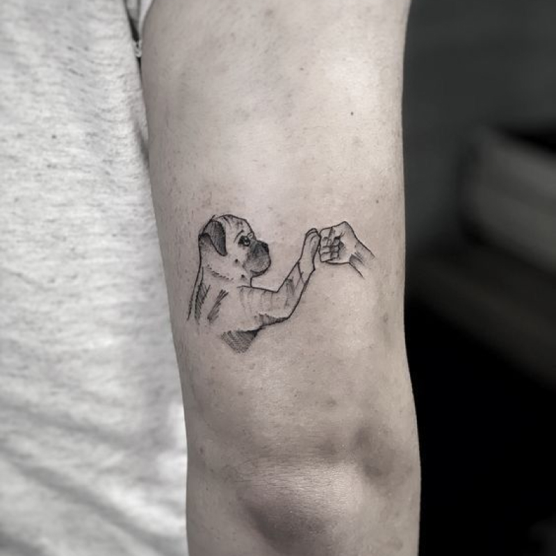tatuagem de cachorro