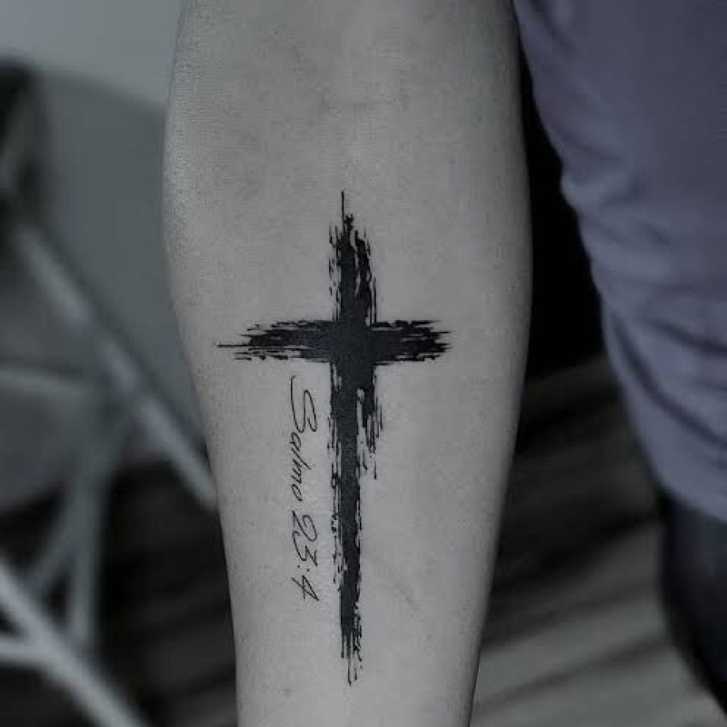 Tatuagem Masculina Cruz