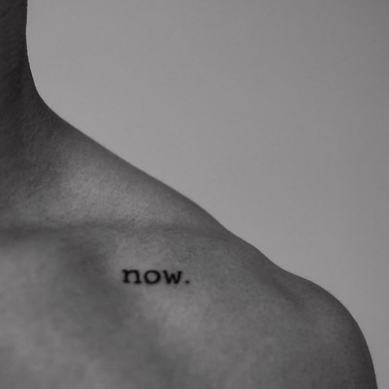 Tatuagem Masculina frase