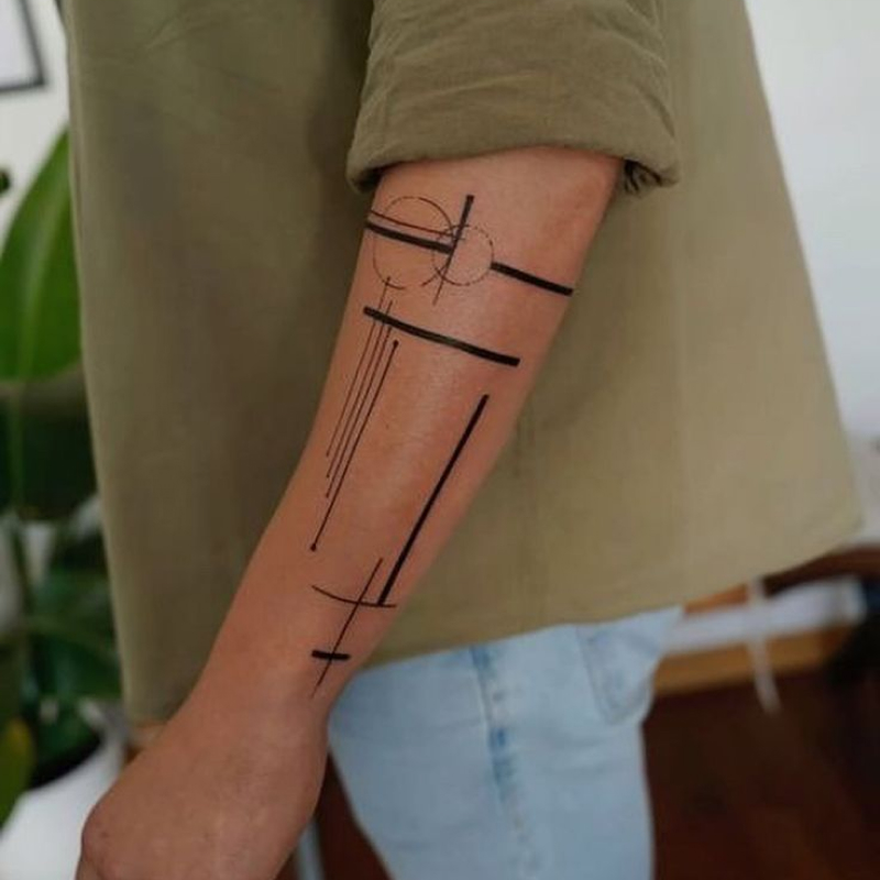 Tatuagem Masculina Geometrica
