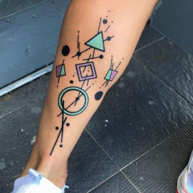 Tatuagem Masculina Geometrica
