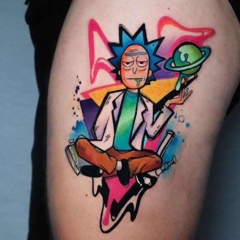 Tatuagem Masculina New School