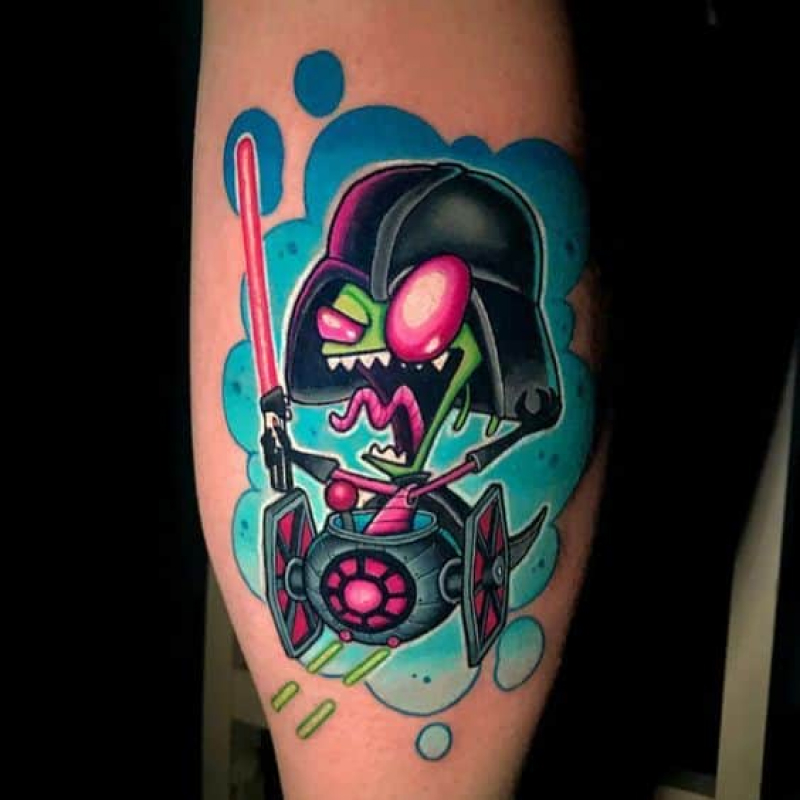 Tatuagem Masculina New School