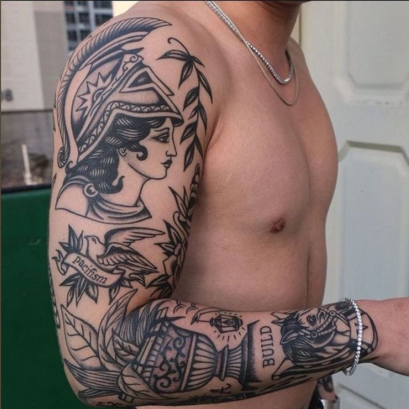 Tatuagem Old School Masculina