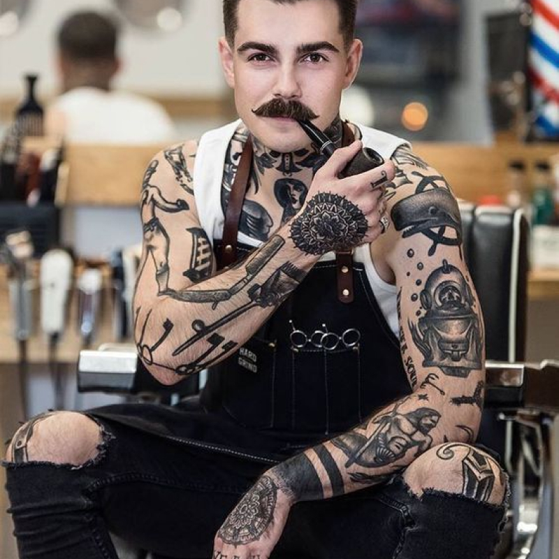 Tatuagem Old School Masculina