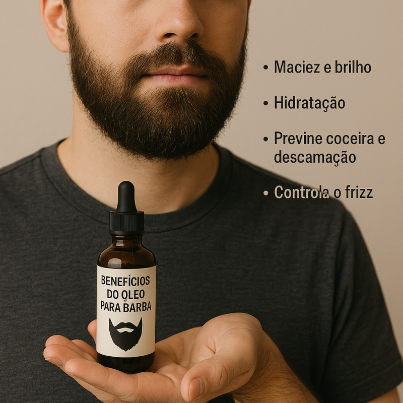 óleo para barba