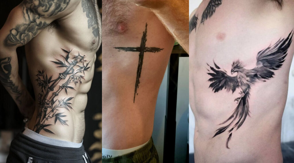 Tatuagem na costela Masculina