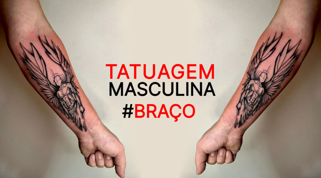 tatuagem masculina no braço