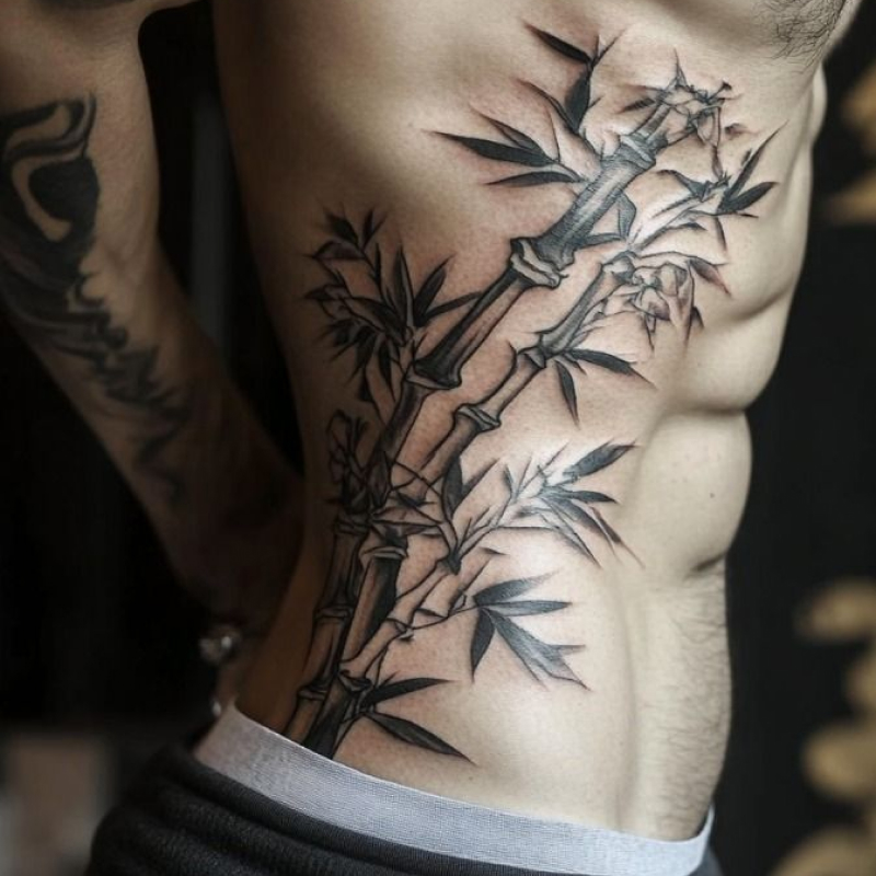Tatuagem na costela Masculina