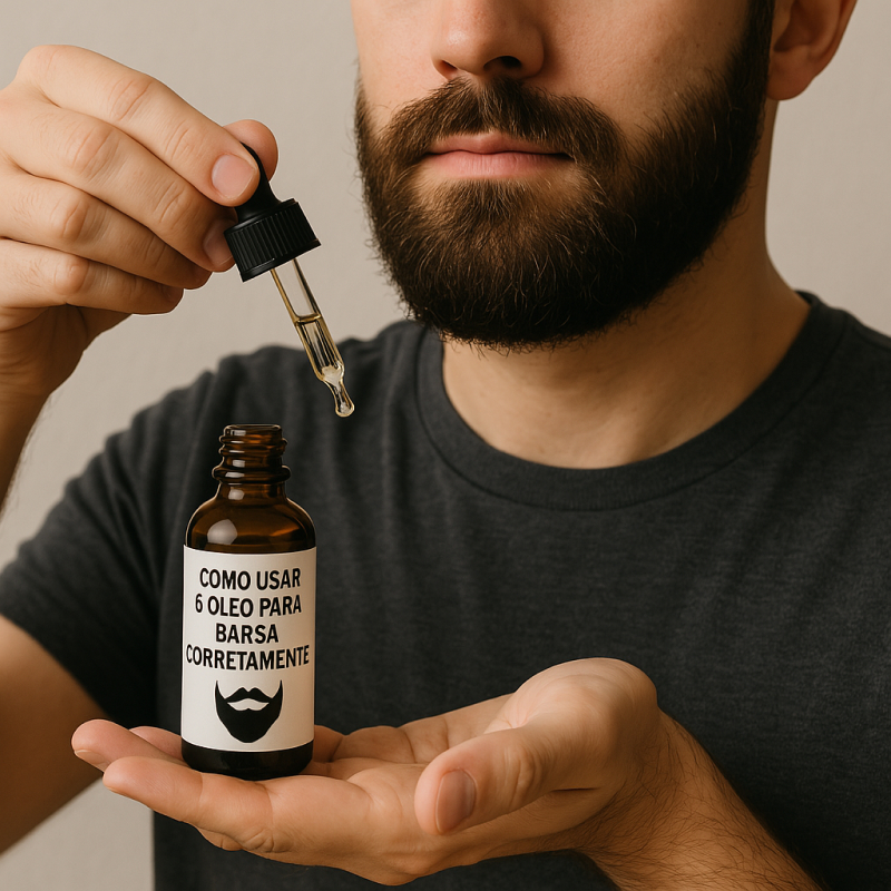 óleo para barba