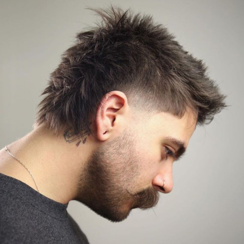 corte de cabelo masculino mullet